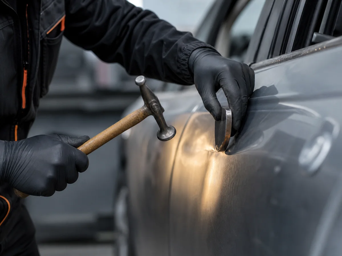 Dent and panel repair at Elite Auto Bodies Sheffield