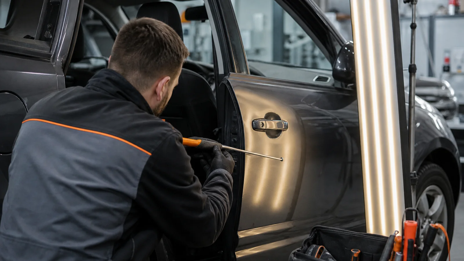 Car dent repair at Elite Auto Bodies Sheffield