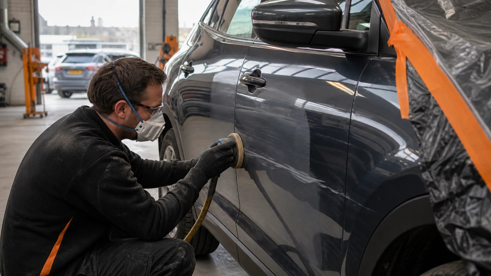 Car scratch and paint repair at Elite Auto Bodies Sheffield